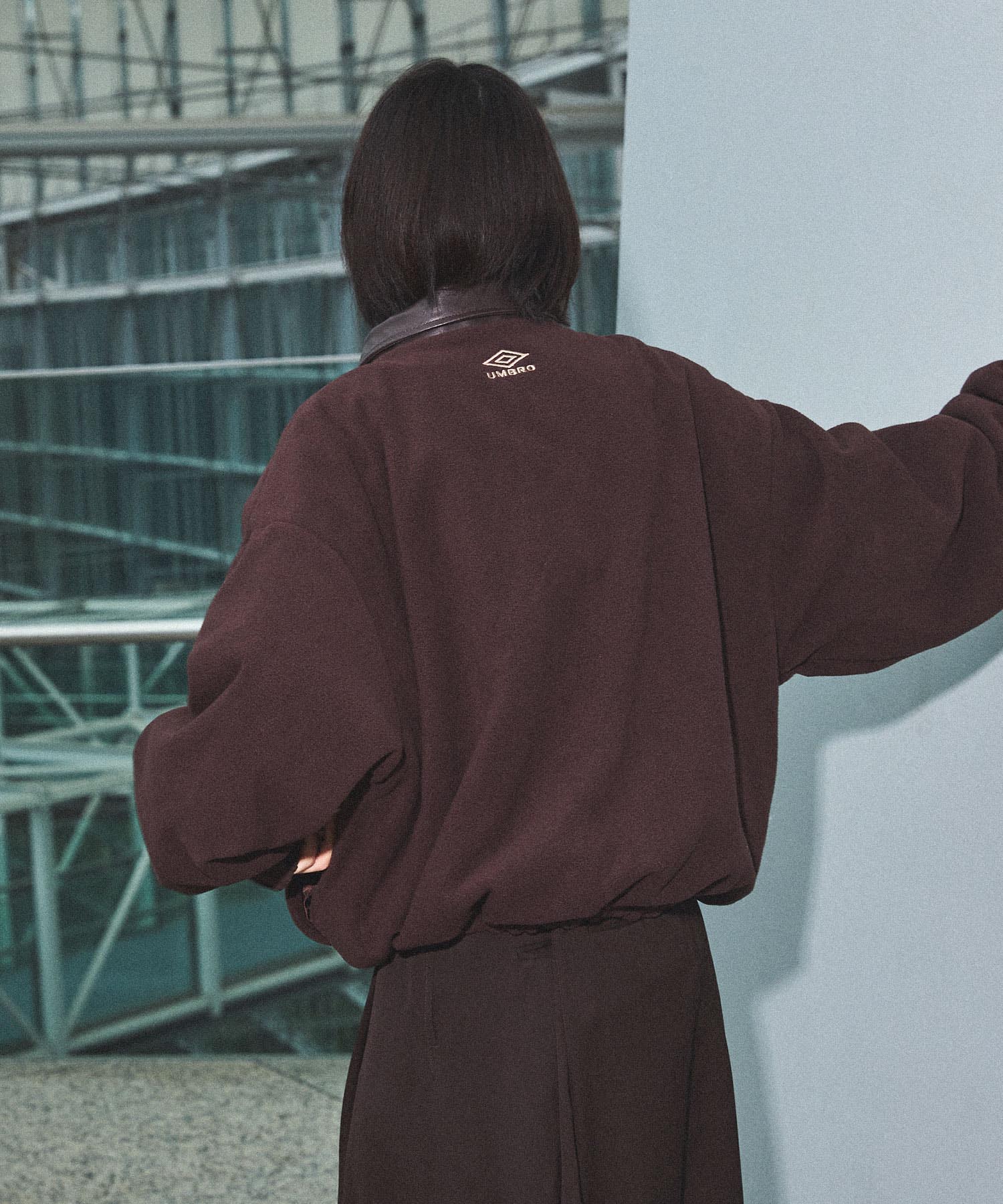 UMBRO×OPENING ACT] Leather Collar Reversible Jacket 〓予約販売・9