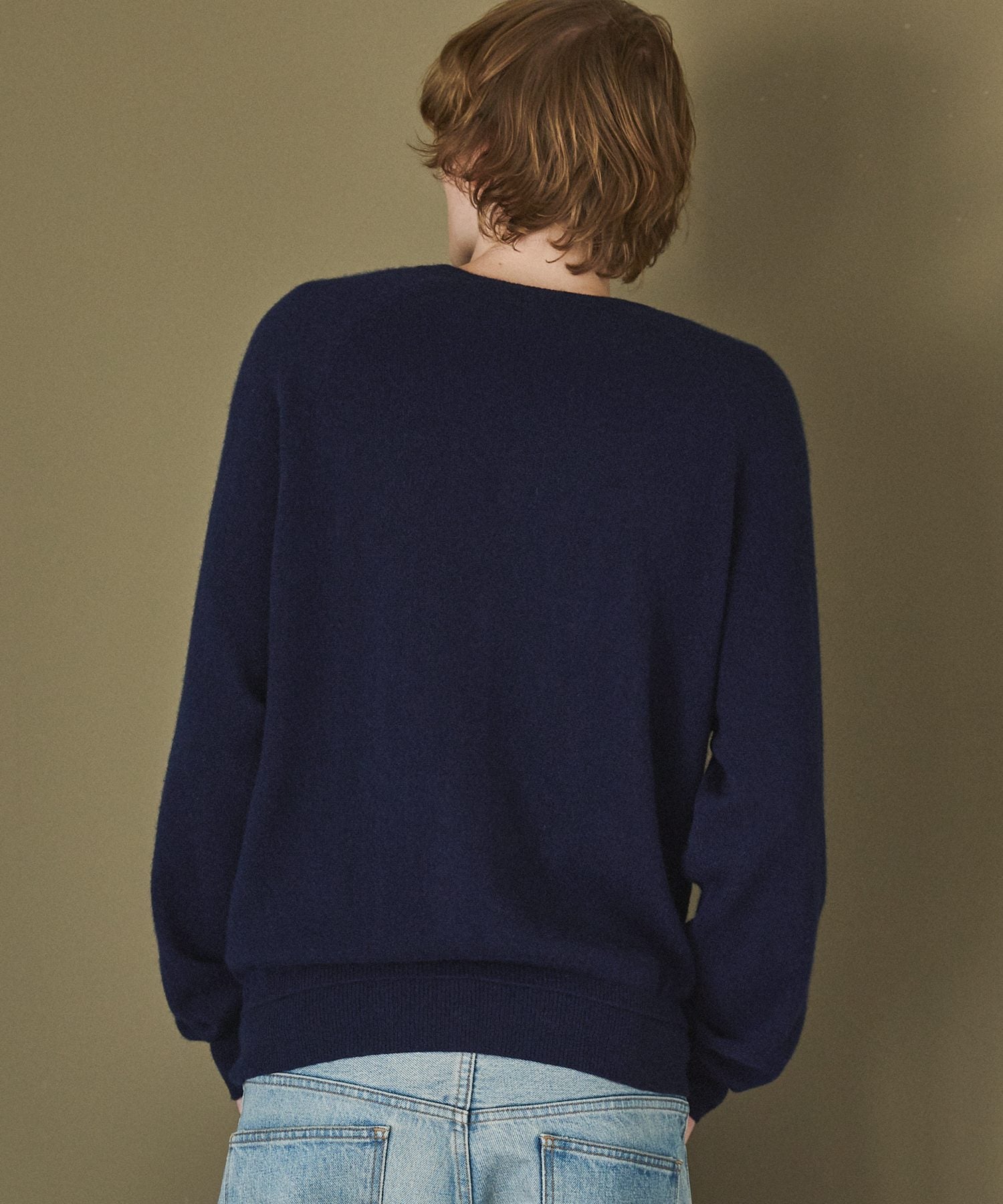 OPENING ACT] PURE CASHMERE 100% CREW NECK KNIT 〓予約販売・10月