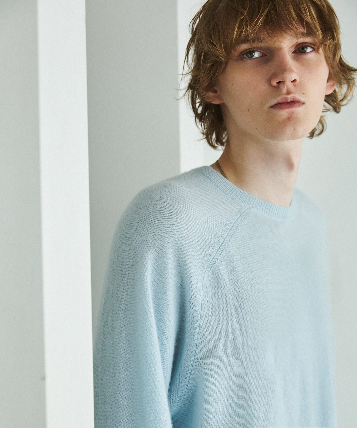 OPENING ACT] PURE CASHMERE 100% CREW NECK KNIT 〓予約販売・10月