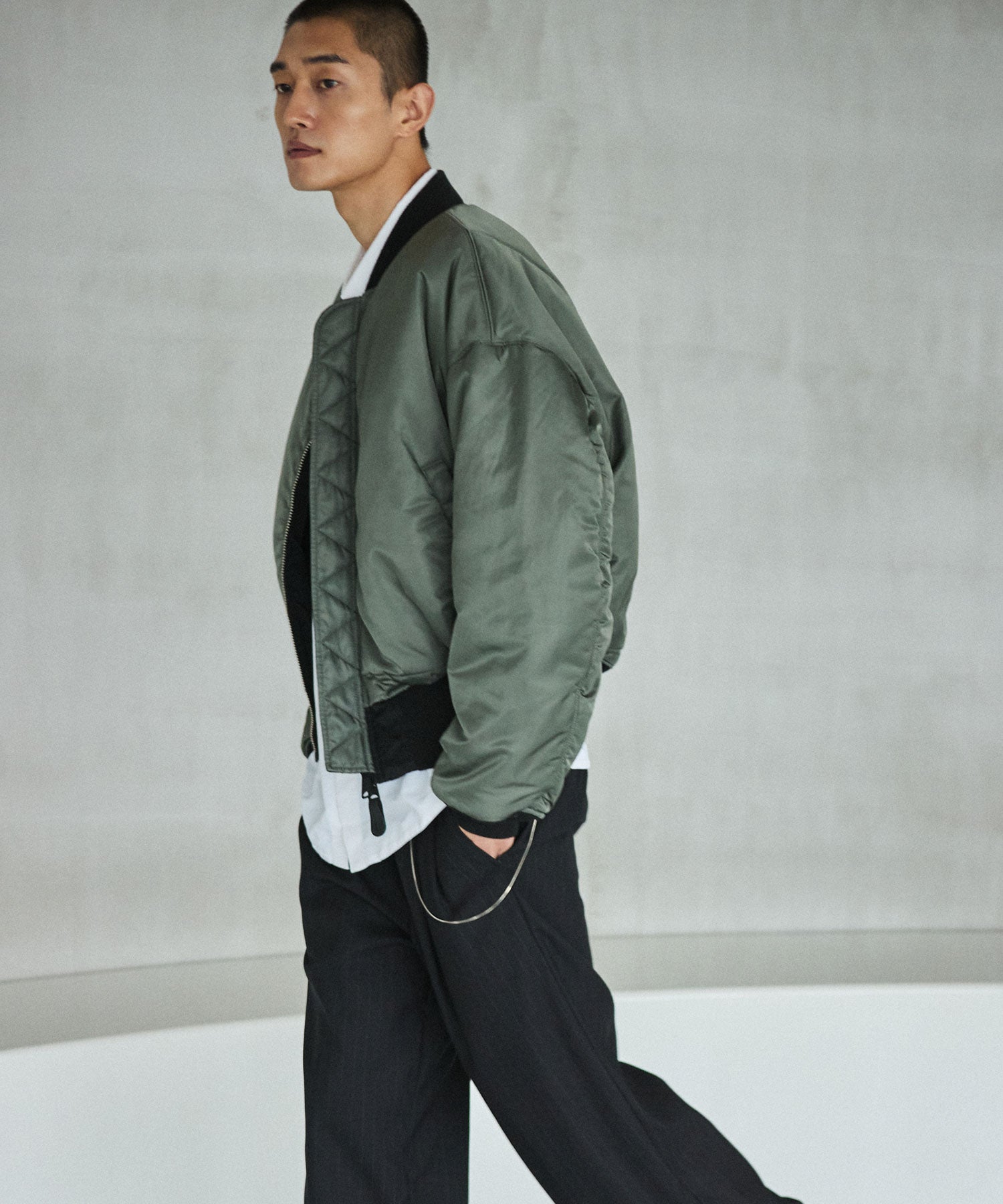Valley Apparel×OPENING ACT] Reversible MA-1 Flight Jacket 〓予約